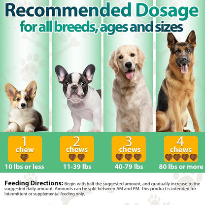 Flea and Tick Prevention for Dogs Chewables, 200 Soft Chews